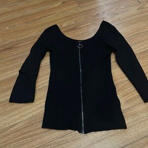 Guess Zipper Front Top